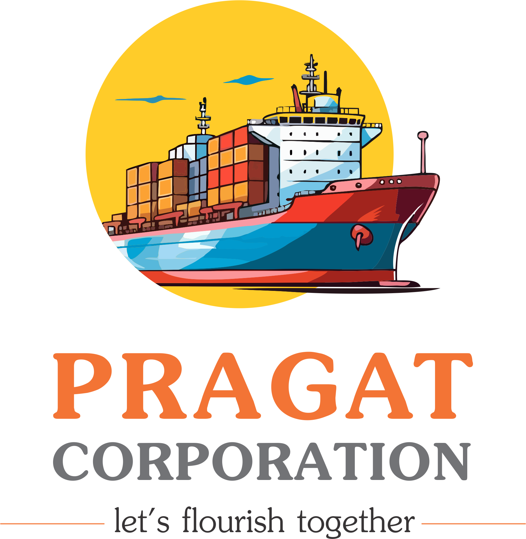 Pragat Corporation Logo